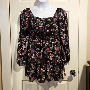NWT, Live To Be Spoiled, long sleeved, Boho dress.  Size M